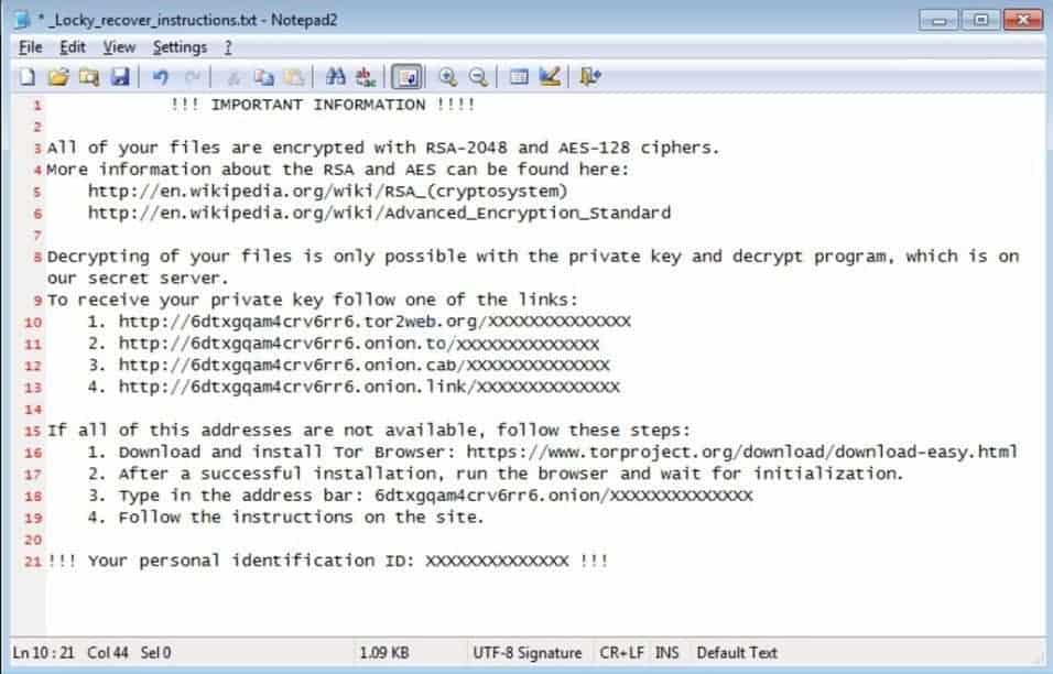 Locky Virus verwijderen en bestanden herstellen 1 locky virus