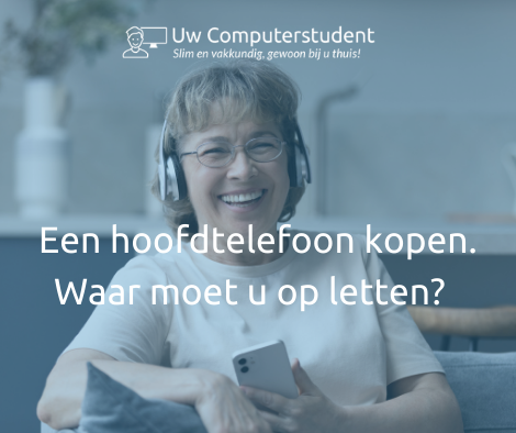 Een nieuwe hoofdtelefoon kopen