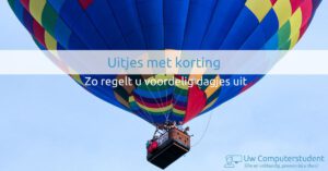 Uitjes met korting 1 Uitjes met korting